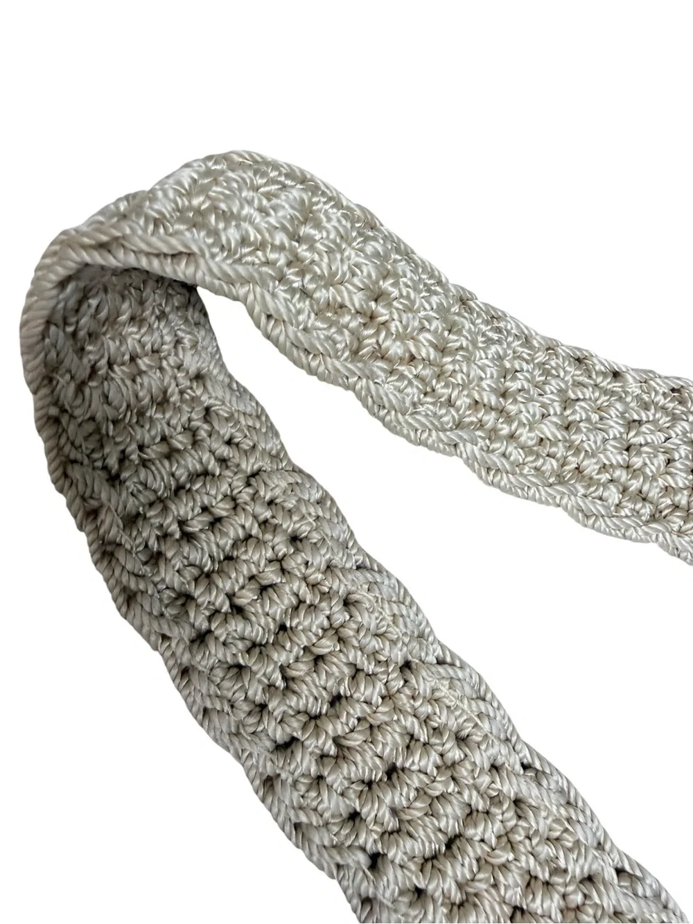 Vintage The Sak Hand-Crocheted Crossbody Hobo Bag